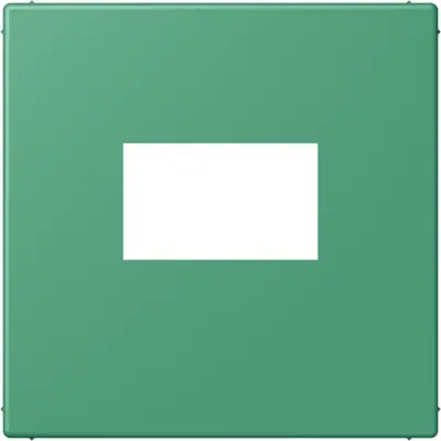 JUNG centraalplaat USB-lader met klikbevestiging Les Couleurs vert 59 250 (LC 1969 USB 250)