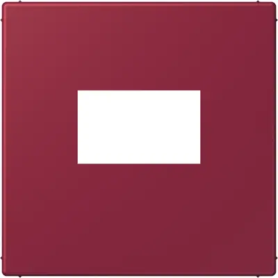 JUNG centraalplaat USB-lader met klikbevestiging Les Couleurs le rubis 255 (LC 1969 USB 255)