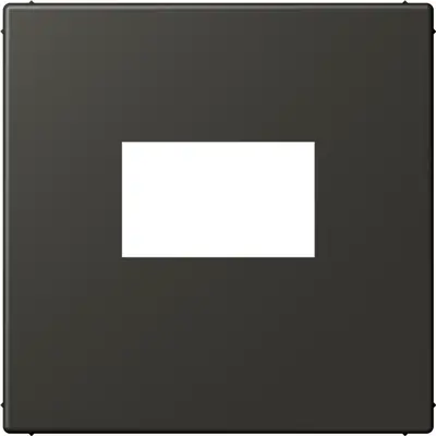 JUNG centraalplaat USB-lader met klikbevestiging Les Couleurs ombre naturelle 59 259 (LC 1969 USB 259)