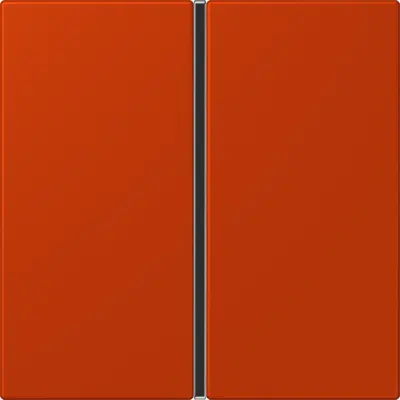 JUNG bedieningselement / centraalplaat knx f40 1v Les Couleurs rouge vermillon 59 244 (LC 401 TSA 244)