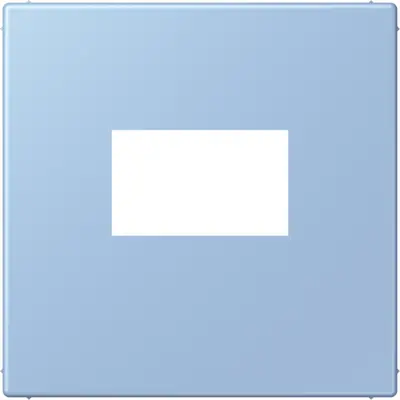 JUNG centraalplaat USB-lader met klikbevestiging Les Couleurs outremer moyen 207 (LC 1969 USB 207)