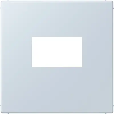 JUNG centraalplaat USB-lader met klikbevestiging Les Couleurs outremer pale 209 (LC 1969 USB 209)