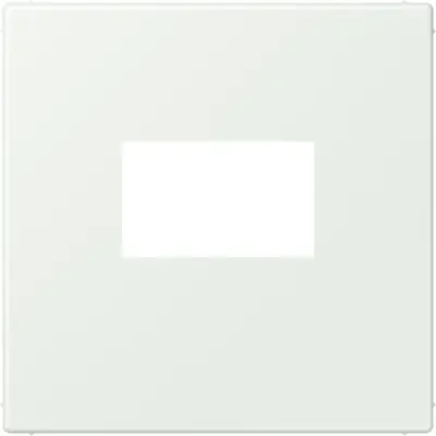 JUNG centraalplaat USB-lader met klikbevestiging Les Couleurs outremer gris 210 (LC 1969 USB 210)