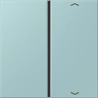JUNG bedieningselement / centraalplaat knx f40 1v pl Les Couleurs ceruleen clair 214 (LC 401 TSAP 214)