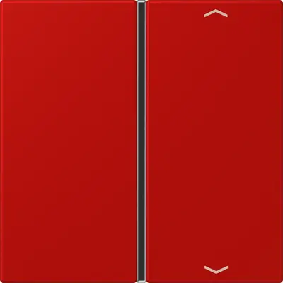 JUNG bedieningselement / centraalplaat knx f40 1v pl Les Couleurs rouge vermillon 31 227 (LC 401 TSAP 227)