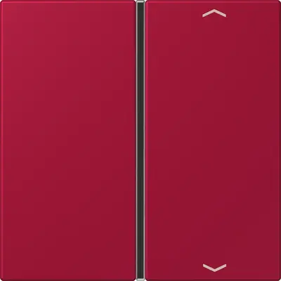 JUNG bedieningselement / centraalplaat knx f40 1v pl Les Couleurs rouge carmin 229 (LC 401 TSAP 229)