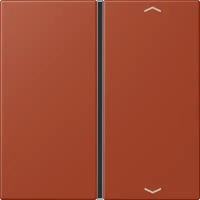 JUNG bedieningselement / centraalplaat knx f40 1v pl Les Couleurs l'ocre rouge 232 (LC 401 TSAP 232)