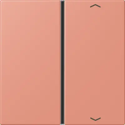 JUNG bedieningselement / centraalplaat knx f40 1v pl Les Couleurs l'ocre rouge moyen 233 (LC 401 TSAP 233)