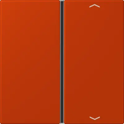 JUNG bedieningselement / centraalplaat knx f40 1v pl Les Couleurs rouge vermillon 59 244 (LC 401 TSAP 244)