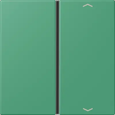 JUNG bedieningselement / centraalplaat knx f40 1v pl Les Couleurs vert 59 250 (LC 401 TSAP 250)