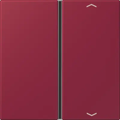 JUNG bedieningselement / centraalplaat knx f40 1v pl Les Couleurs le rubis 255 (LC 401 TSAP 255)