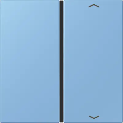 JUNG bedieningselement / centraalplaat knx f40 1v pl Les Couleurs bleu ceruleen 59 256 (LC 401 TSAP 256)