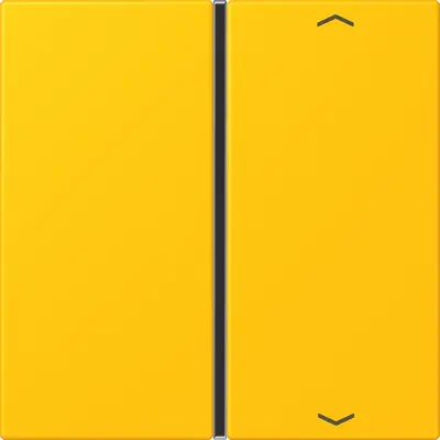JUNG bedieningselement / centraalplaat knx f40 1v pl Les Couleurs le jaune vif 263 (LC 401 TSAP 263)