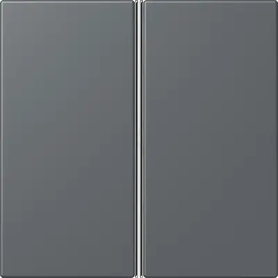 JUNG bedieningselement / centraalplaat knx f40 2v Les Couleurs gris fonce 31 202 (LC 402 TSA 202)