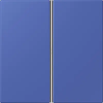 JUNG bedieningselement / centraalplaat knx f40 2v Les Couleurs bleu outremer 31 206 (LC 402 TSA 206)