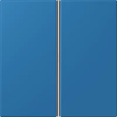 JUNG bedieningselement / centraalplaat knx f40 2v Les Couleurs bleu ceruleen 31 211 (LC 402 TSA 211)