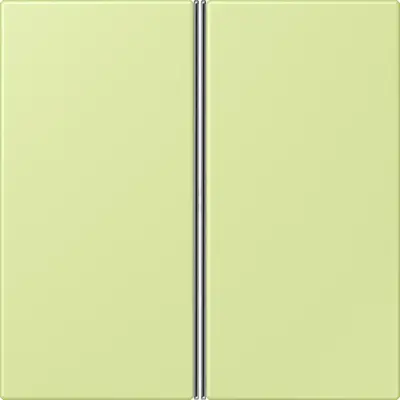 JUNG bedieningselement / centraalplaat knx f40 2v Les Couleurs vert jaune clair 222 (LC 402 TSA 222)