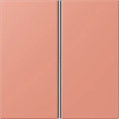 JUNG bedieningselement / centraalplaat knx f40 2v Les Couleurs l'ocre rouge moyen 233 (LC 402 TSA 233)