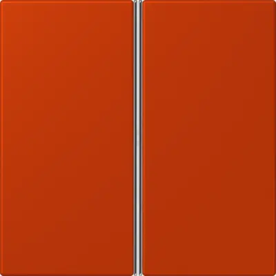 JUNG bedieningselement / centraalplaat knx f40 2v Les Couleurs rouge vermillon 59 244 (LC 402 TSA 244)