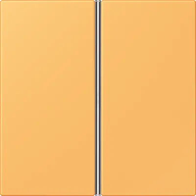 JUNG bedieningselement / centraalplaat knx f40 2v Les Couleurs ocre jaune clair 254 (LC 402 TSA 254)