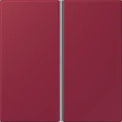 JUNG bedieningselement / centraalplaat knx f40 2v Les Couleurs le rubis 255 (LC 402 TSA 255)