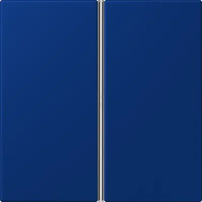 JUNG bedieningselement / centraalplaat knx f40 2v Les Couleurs bleu outremer fonce 261 (LC 402 TSA 261)