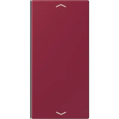 JUNG bedieningselement / centraalplaat knx wip f40 2v pl Les Couleurs le rubis 255 (LC 402 TSAP 255)