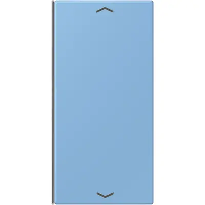 JUNG bedieningselement / centraalplaat knx wip f40 2v pl Les Couleurs bleu ceruleen 59 256 (LC 402 TSAP 256)