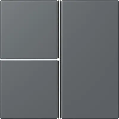 JUNG bedieningselement / centraalplaat knx f40 3v Les Couleurs gris fonce 31 202 (LC 403 TSA 202)
