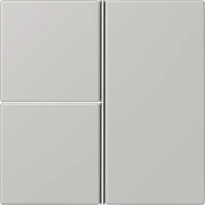 JUNG bedieningselement / centraalplaat knx f40 3v Les Couleurs gris clair 31 205 (LC 403 TSA 205)