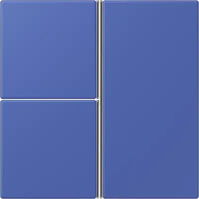 JUNG bedieningselement / centraalplaat knx f40 3v Les Couleurs bleu outremer 31 206 (LC 403 TSA 206)