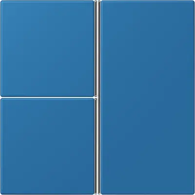 JUNG bedieningselement / centraalplaat knx f40 3v Les Couleurs bleu ceruleen 31 211 (LC 403 TSA 211)