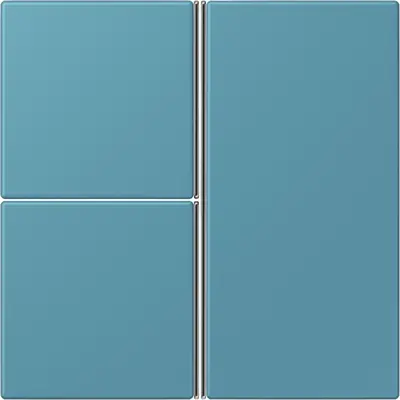 JUNG bedieningselement / centraalplaat knx f40 3v Les Couleurs ceruleen vif 212 (LC 403 TSA 212)