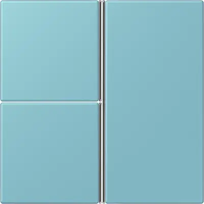 JUNG bedieningselement / centraalplaat knx f40 3v Les Couleurs ceruleen moyen 213 (LC 403 TSA 213)
