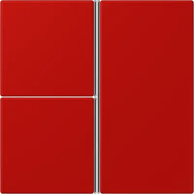 JUNG bedieningselement / centraalplaat knx f40 3v Les Couleurs rouge vermillon 31 227 (LC 403 TSA 227)