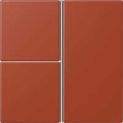 JUNG bedieningselement / centraalplaat knx f40 3v Les Couleurs l'ocre rouge 232 (LC 403 TSA 232)