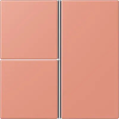 JUNG bedieningselement / centraalplaat knx f40 3v Les Couleurs l'ocre rouge moyen 233 (LC 403 TSA 233)