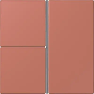 JUNG bedieningselement / centraalplaat knx f40 3v Les Couleurs terre sienne brique 236 (LC 403 TSA 236)