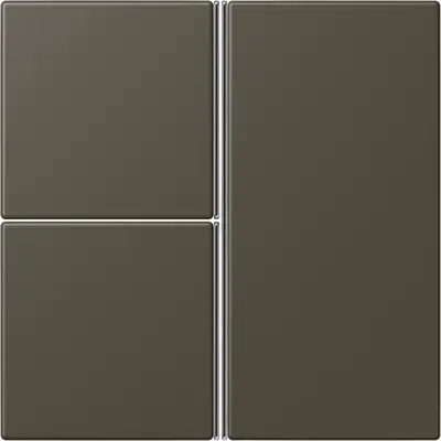 JUNG bedieningselement / centraalplaat knx f40 3v Les Couleurs ombre naturelle 31 241 (LC 403 TSA 241)