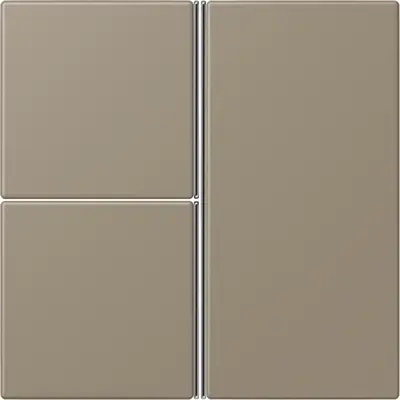 JUNG bedieningselement / centraalplaat knx f40 3v Les Couleurs ombre naturelle moyenne 242 (LC 403 TSA 242)