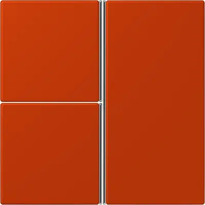 JUNG bedieningselement / centraalplaat knx f40 3v Les Couleurs rouge vermillon 59 244 (LC 403 TSA 244)