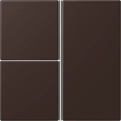 JUNG bedieningselement / centraalplaat knx f40 3v Les Couleurs terre d'ombre brulee 59 252 (LC 403 TSA 252)