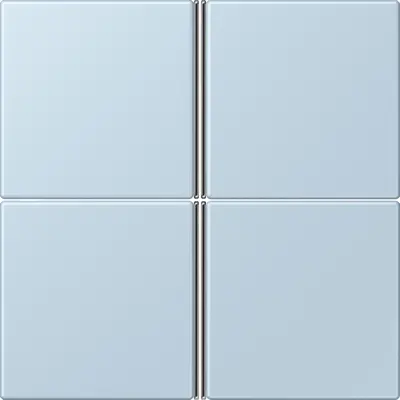JUNG bedieningselement / centraalplaat knx f40 4v Les Couleurs outremer clair 208 (LC 404 TSA 208)