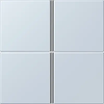 JUNG bedieningselement / centraalplaat knx f40 4v Les Couleurs outremer pale 209 (LC 404 TSA 209)