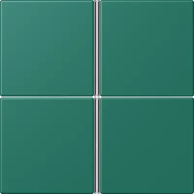 JUNG bedieningselement / centraalplaat knx f40 4v Les Couleurs vert anglais 216 (LC 404 TSA 216)