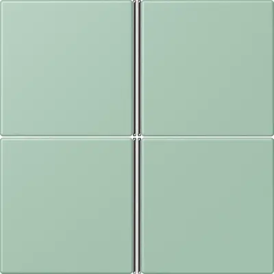 JUNG bedieningselement / centraalplaat knx f40 4v Les Couleurs vert anglais clair 217 (LC 404 TSA 217)