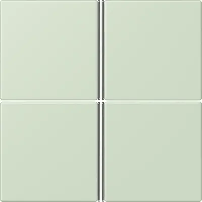 JUNG bedieningselement / centraalplaat knx f40 4v Les Couleurs vert anglais pale 218 (LC 404 TSA 218)