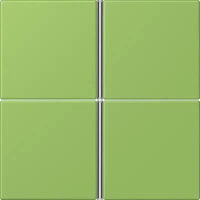JUNG bedieningselement / centraalplaat knx f40 4v Les Couleurs vert 31 220 (LC 404 TSA 220)