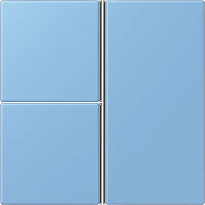 JUNG bedieningselement / centraalplaat knx f40 3v Les Couleurs bleu ceruleen 59 256 (LC 403 TSA 256)