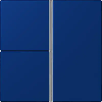 JUNG bedieningselement / centraalplaat knx f40 3v Les Couleurs bleu outremer fonce 261 (LC 403 TSA 261)